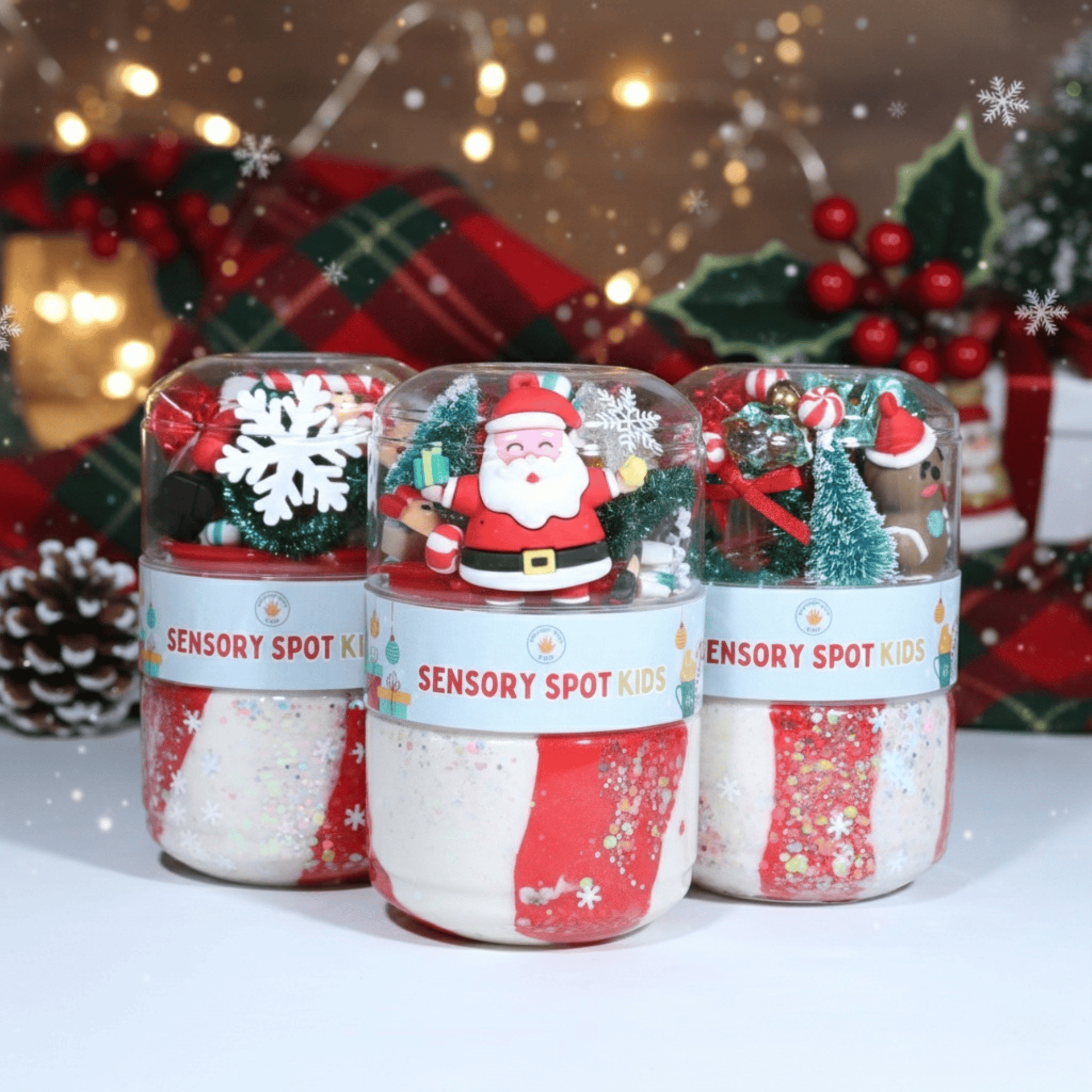 Candy Cane Grab & Go Dough Jar