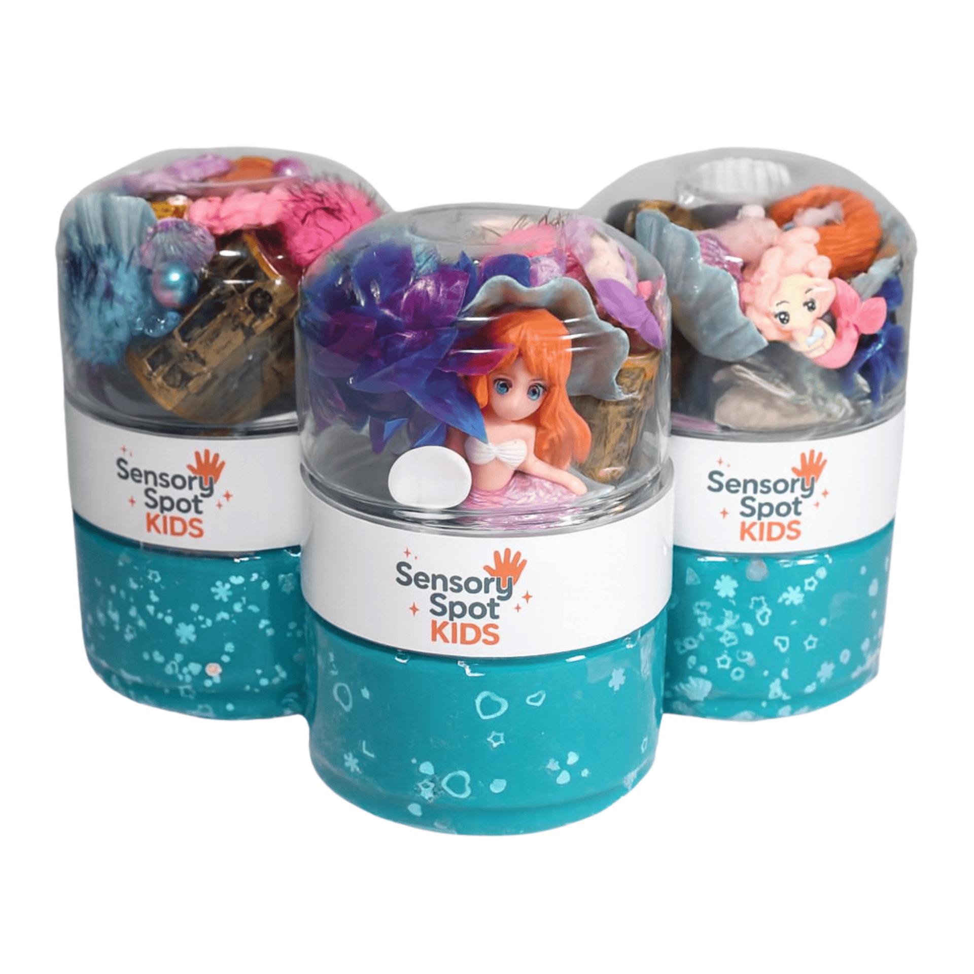 Mermaid Grab & Go Dough Jar