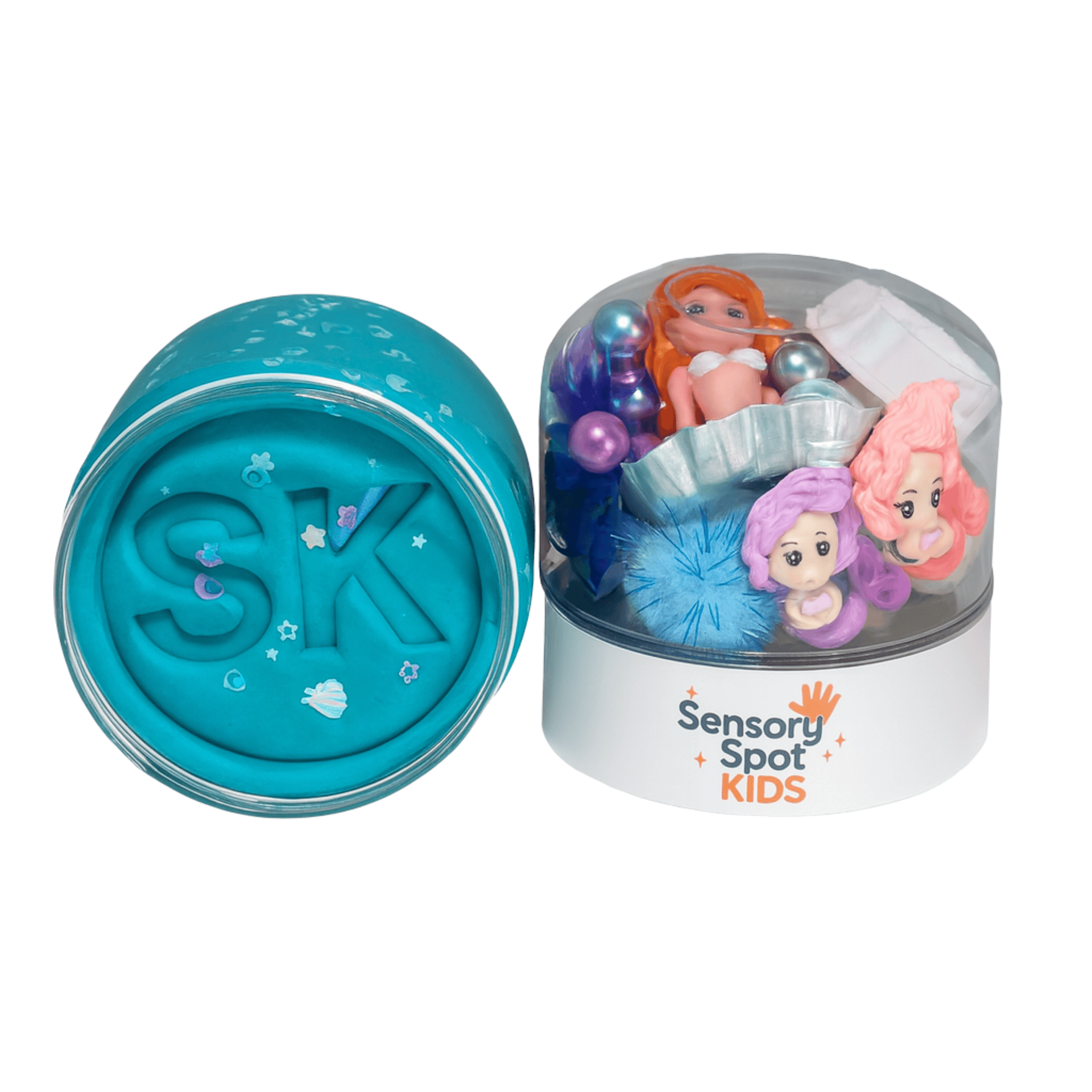 Mermaid Grab & Go Dough Jar